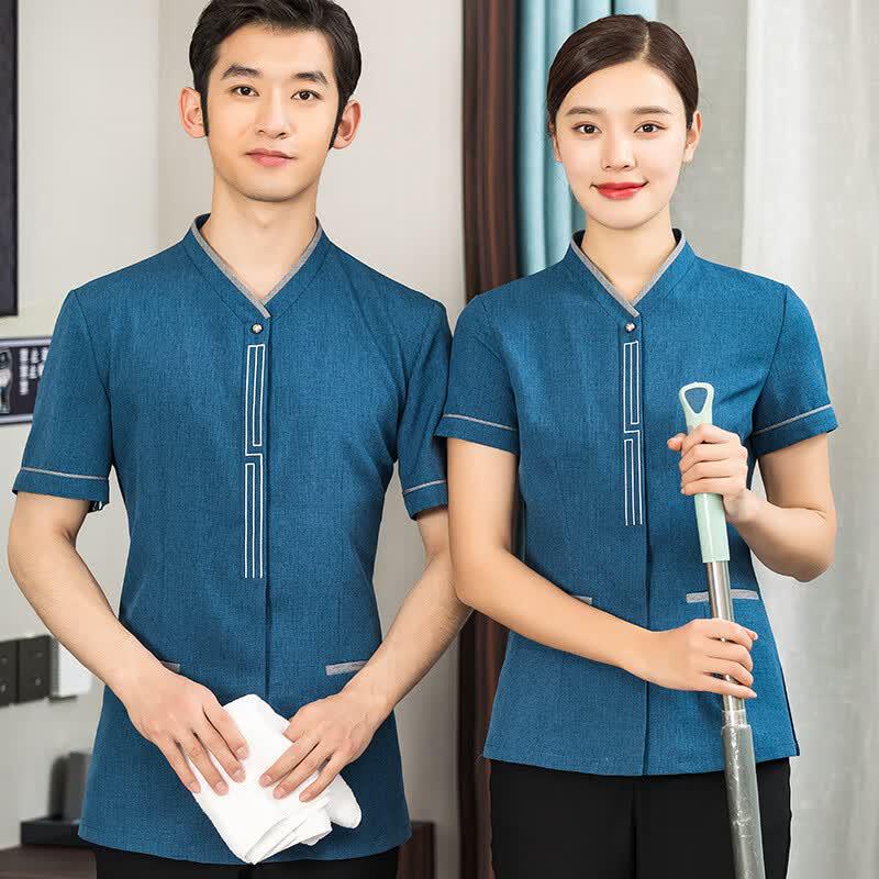 Housekeeping Cleaning Work Uniform Short Sleeve XL