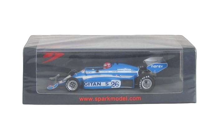

Spark Ligier JS7 1977 Зандворт Тест Лауда Полная модель с логотипами спонсоров 1/43 #26 Н.