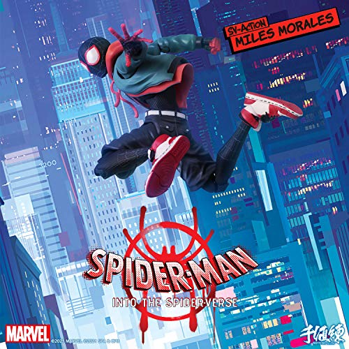 Spider-Man: Into the Spider-Verse SV Action Miles Morales/Spider-Man (4th Re-release) Approximately 130mm ABS & PVC Pre-painted Action Figure