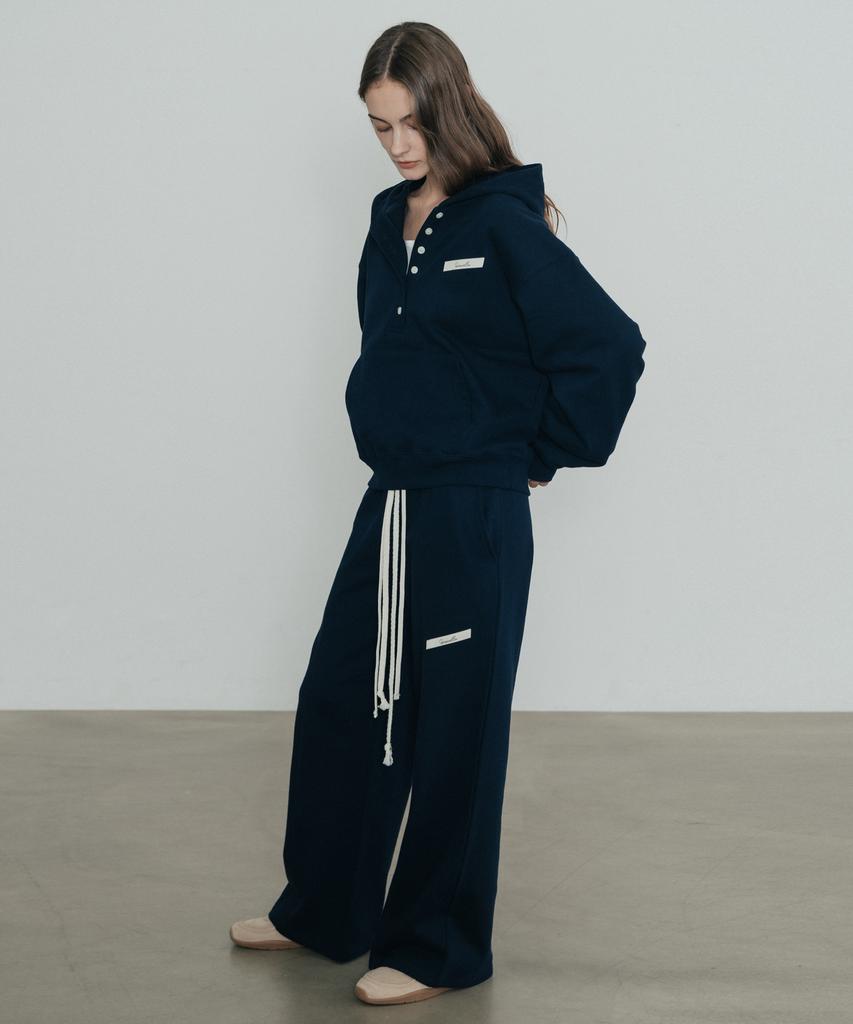 SSIN AND LEE (W) Tailor Cotton Sweatpants Navy
