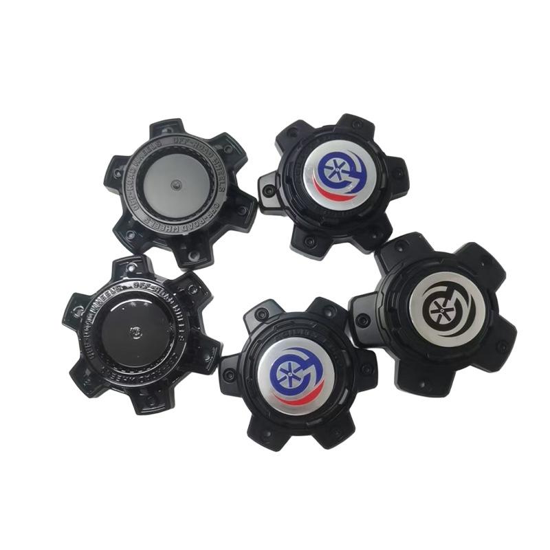 Modified Pickup Truck Off-Road Black Rhino Desert Scorpion Wheel Hub Caps