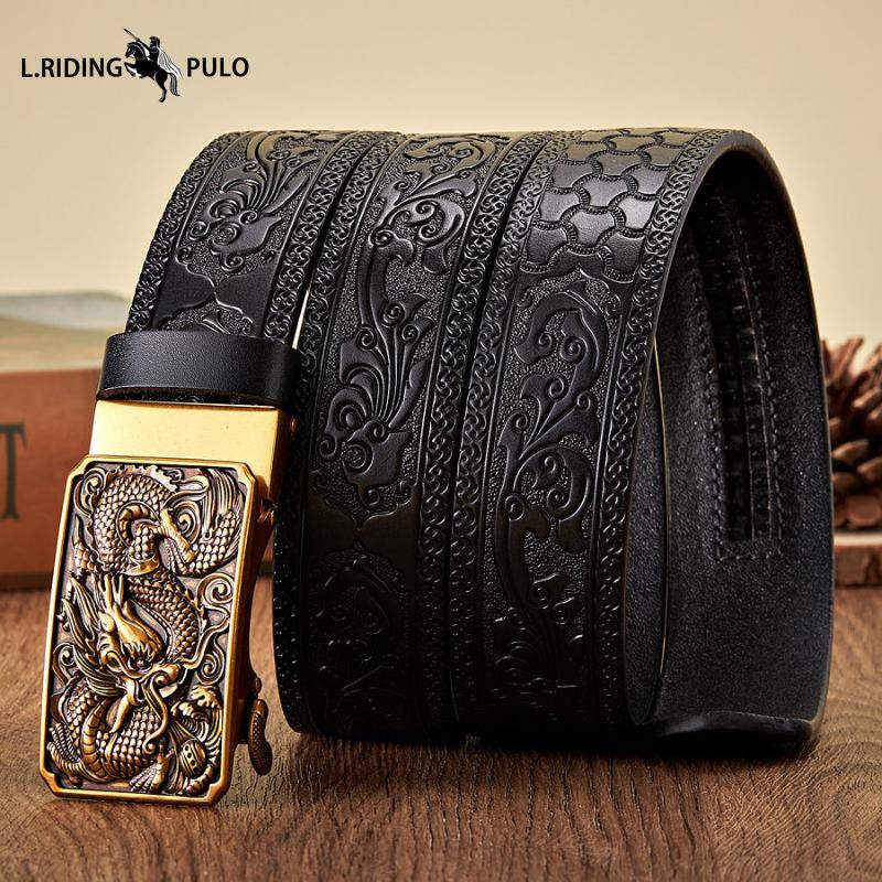 Pánský slitinový automatický opasek etnického stylu, ležérní, dominantní osobnost, vyřezávaný opasek se vzorem fénixe