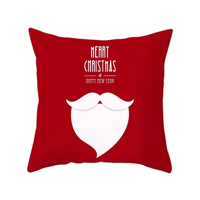 Christmas Themed Pillowcases Car Ornaments Office Santa Claus Living Room Sofa Home Pillowcases