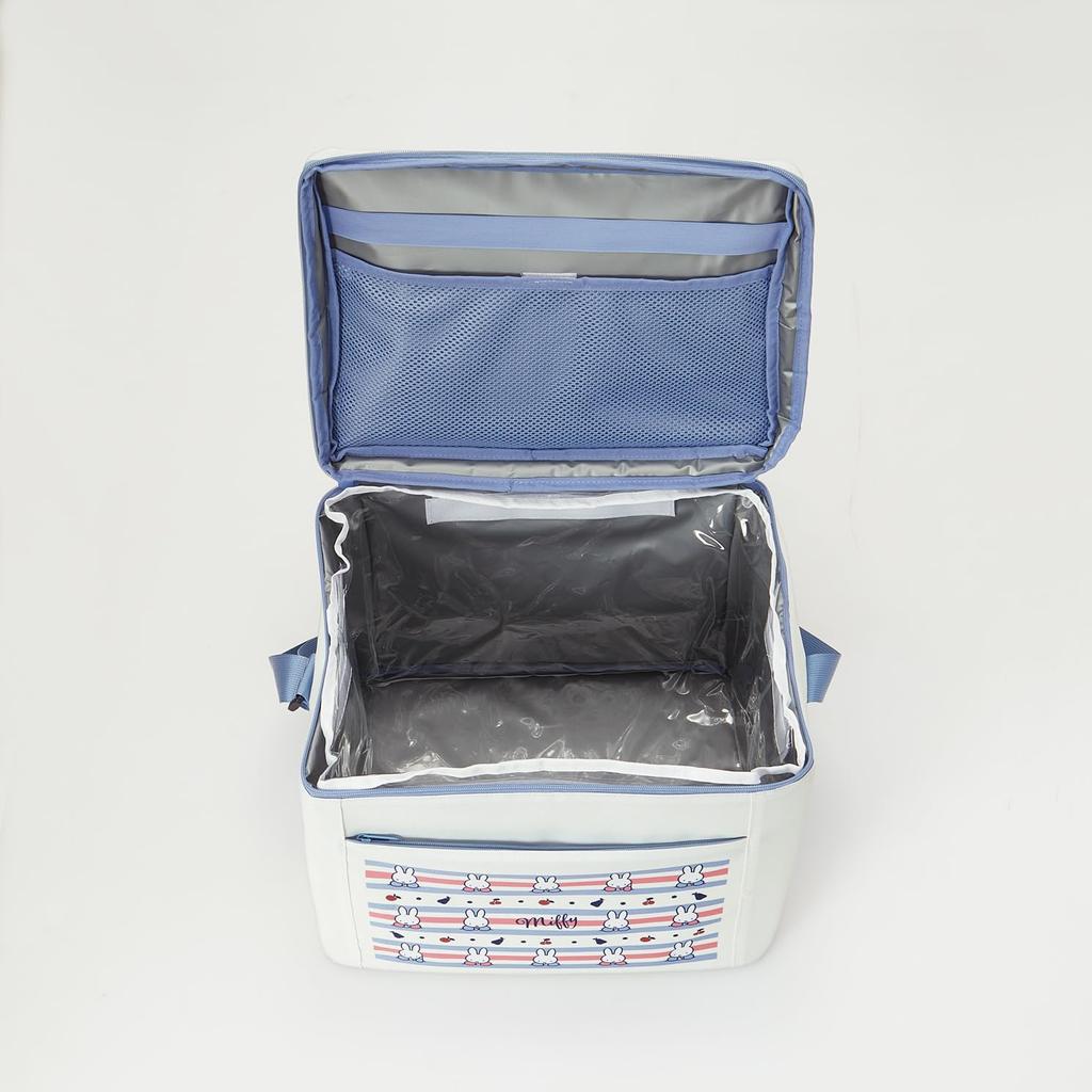 Skater Foldable Insulated Bag 25L with Shoulder Strap and Clear Bag Miffy CLB25-A