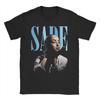 SSade Adu Singer  80s Music T Shirt for Unisex Women Pure Cotton Cool TShirt Crew Neck Tees Short Sleeve Clothes Gift Idea