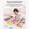 Interactive Kids Piano Playmat With Drum Sounds Musical Learning Toy for Creative Game & Physical Development