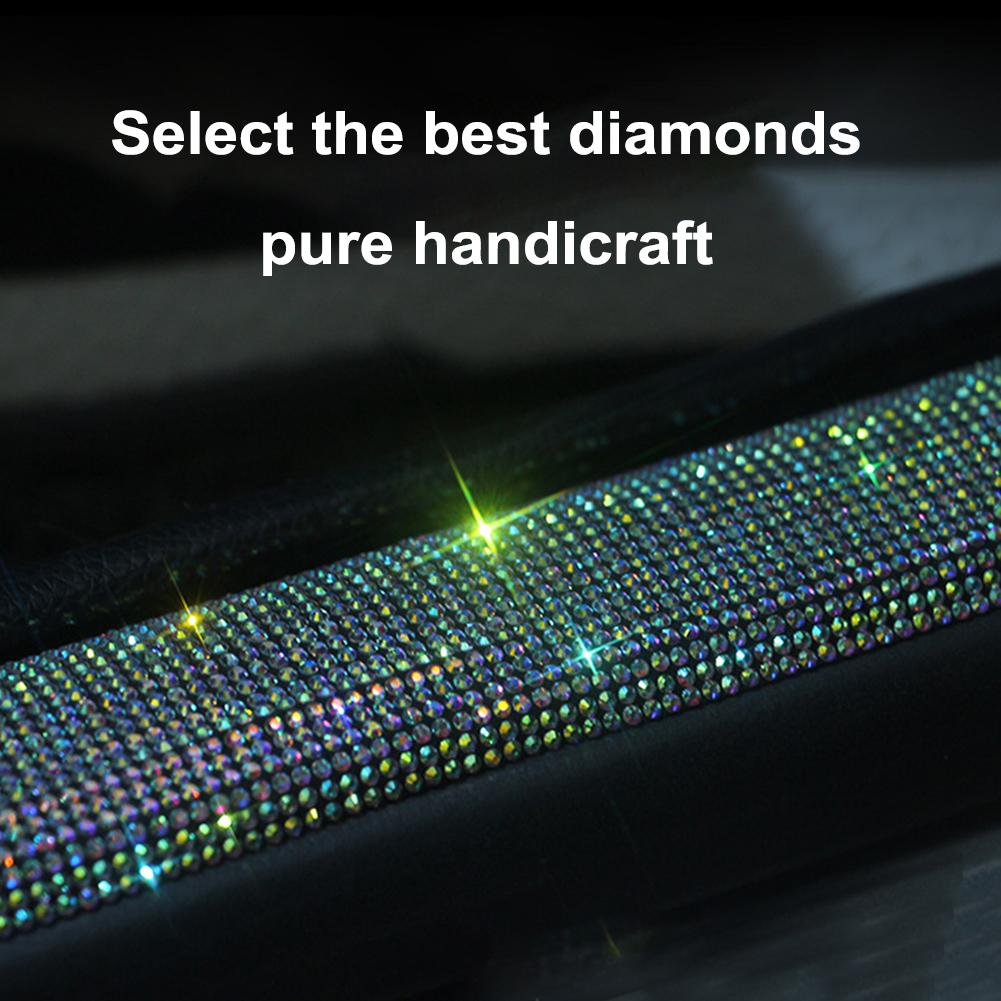 45CM Strass Auto Aufkleber Dekoration Auto Multifunktions Schwelle Schützen Aufkleber Band Auto Schutz Kratzfest