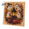 Nep Parels Kunst Doe-het-zelf Kit Halloween Geest Doe-het-zelf Kit Spookachtig 3D Kralen Uniek Huisdecoratie Schilderen Knutselen Gotische Muur voor Volwassenen Beginners Herbruikbaar