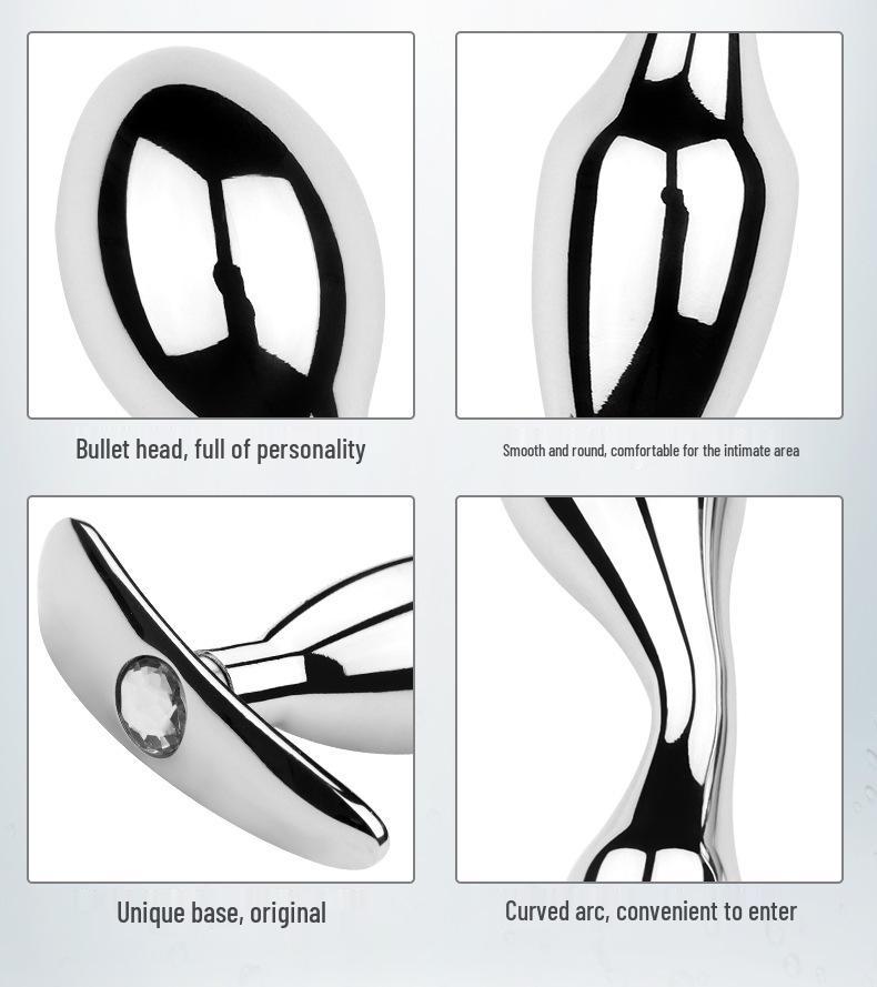 Kovová kotva anální zástrčka pro expanzi a SM hru