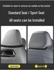 Maybach Car Headrest and Lumbar Support Pillow Set