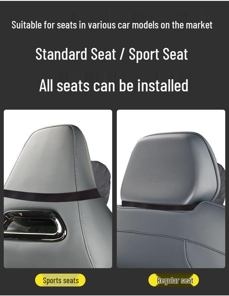 Maybach Car Headrest and Lumbar Support Pillow Set