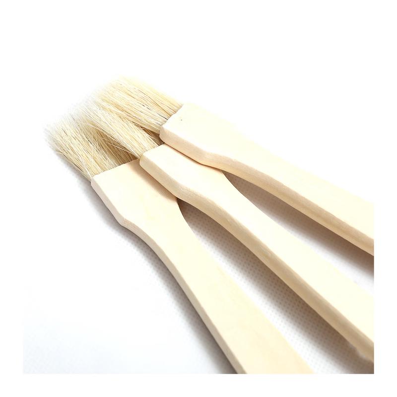 SMVP Wooden Handle BBQ Basting Brushes, 4-Pack