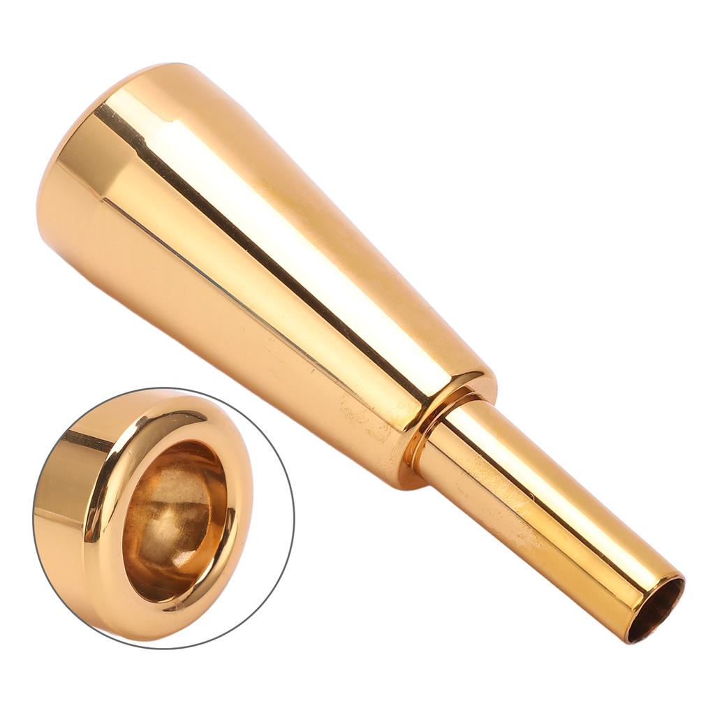 Trompetenmundstück 3C Metallmaterial Langanhaltender Glanz Dicker Schwerer Austauschbares Mundstück InstrumententeilGold