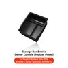 YZ For Tesla Highland Model 3 Y Juniper Hidden Storage Center Console Armrest Front and Rear Layered Grid ABS Organized Flocking