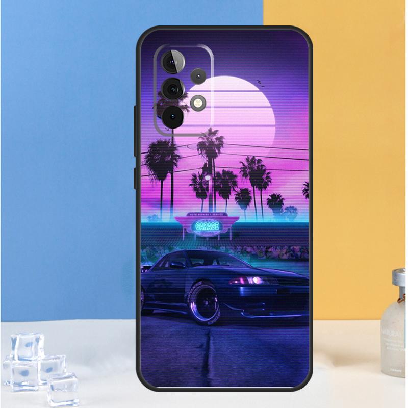 Synthwave 80's Retro Neon vaporwave For Samsung Galaxy A16 A26 A36 A56 A13 A33 A53 A05 A06 A54 A34 A14 A32 A52 A55 A35 A15 Case