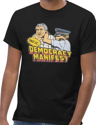 Demokratie Manifest Meme T-Shirt – Ikonisches virales Zitat Grafik-T-Shirt