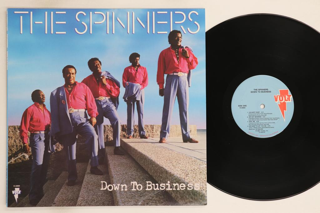 LP Record SPINNERS - Down To Business V3403 VOLT 1989 US Soul/Funk Used