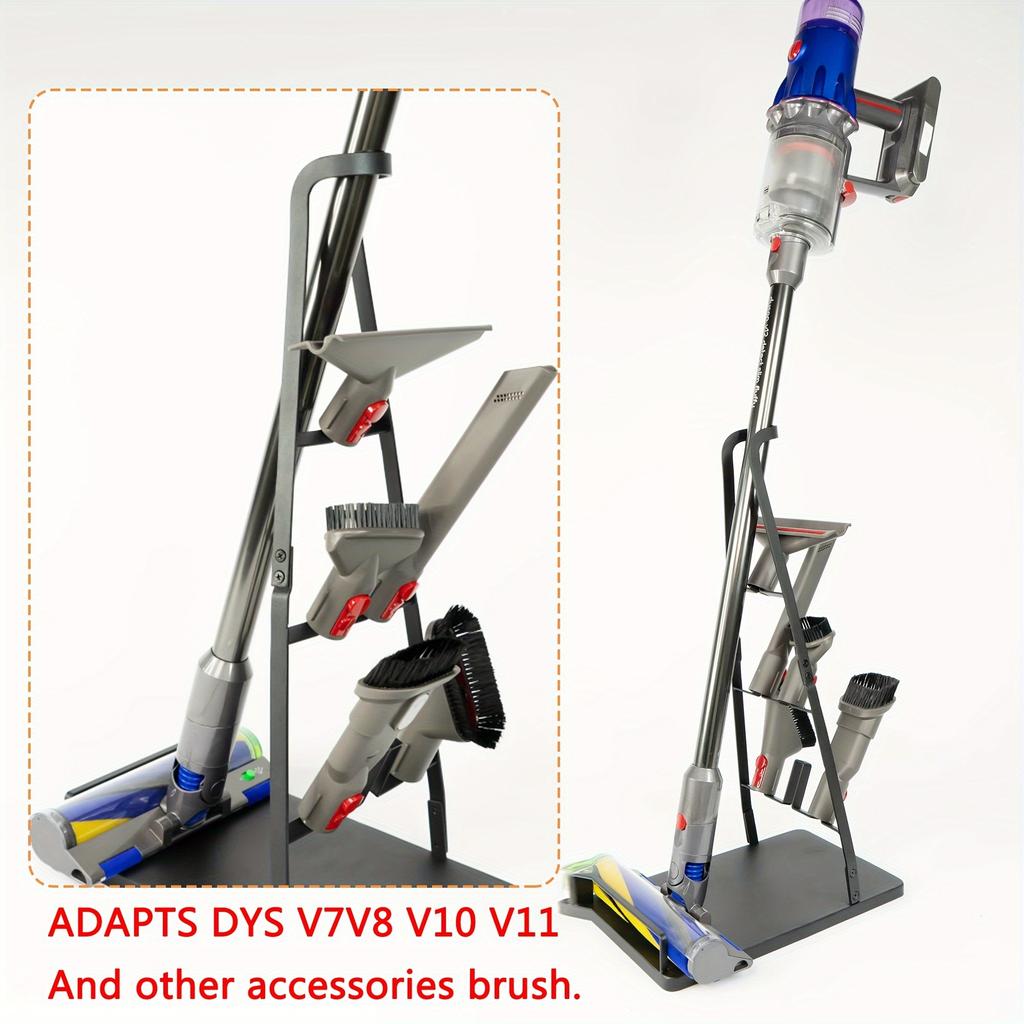 Versatile Metal Vacuum Cleaner Stand Universal Stand for Most Upright Vacuums Space Saving Vertical Vacuum Cleaner for Home Room