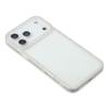 For iPhone 17 Pro TPU Case Rhinestone Decor Clear Phone Back Cover,Precise Cutout