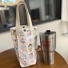 Cross-border Cartoon Canvas Bag - 3D Design, Waterproof, Thickened for Bottles & Umbrella