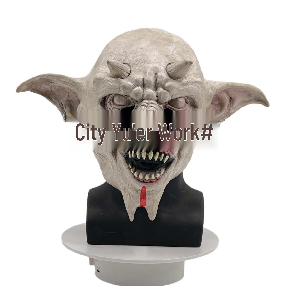 Black Night Vampire Bat Beast Mask - Scary Halloween Hobbit Costume Prop