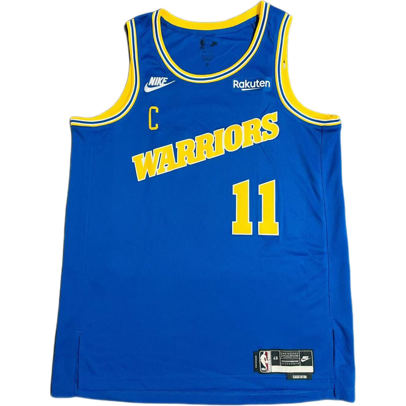 Nike NBA Retro Warriors Thompson 11 Breathable Crew Neck Basketball Jersey Unisex jersey DO9487-495 M