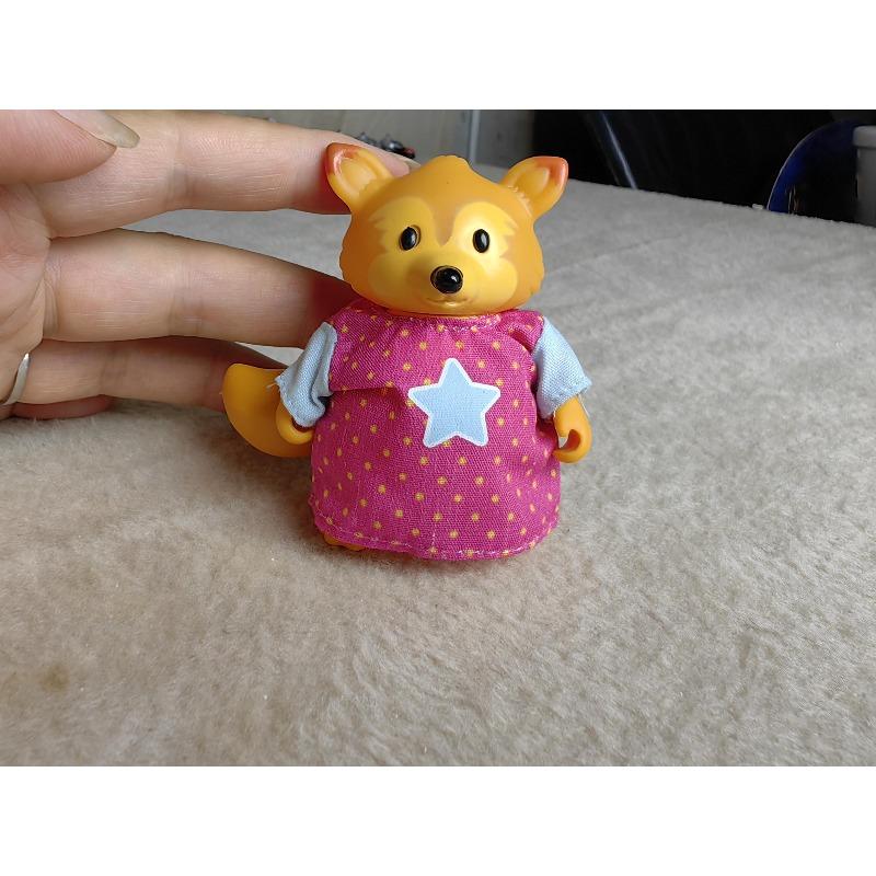 1pcs Mini Forest Animal Family Dollhouse Furniture Woodzee Rabbit Bear Dog Cat Pets Figure Toy Dolls Kids Gifts
