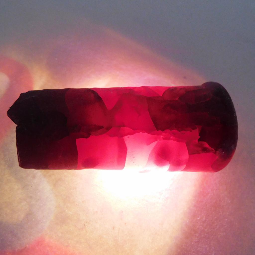 Natural Red Ruby Loose Gemstone 230.40 Ct Raw Rough Uncut for Lapidary and Gem Collections