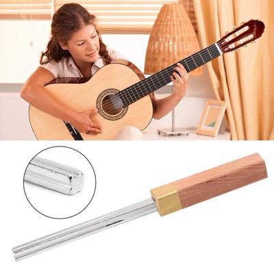 Gitarrbandfil Reparationsverktyg Polering av Gitarrbandspår Gitarr Luthier Verktyg Trä-/Gummiskaft Underhållsfil