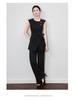 High-Quality Western Style Slim Fit Long Vest & Micro Flare Pants Two-Piece Set