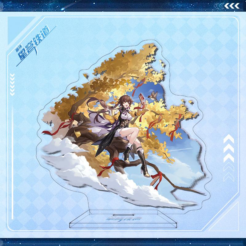 Spiel Honkai: Star Rail Stand Model Plate Perimeter 7. März Dan Heng Himeko Arlan Bronya Rand Figures Standee Brand Desk