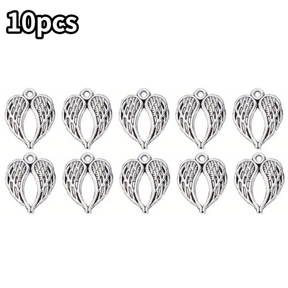 

5/10/20 штук сплав матеріал крила ангела амулет крила феї ангел охоронець амулет виготовлення ювелірних виробів амулет DIY браслет намисто сережки 10pcs