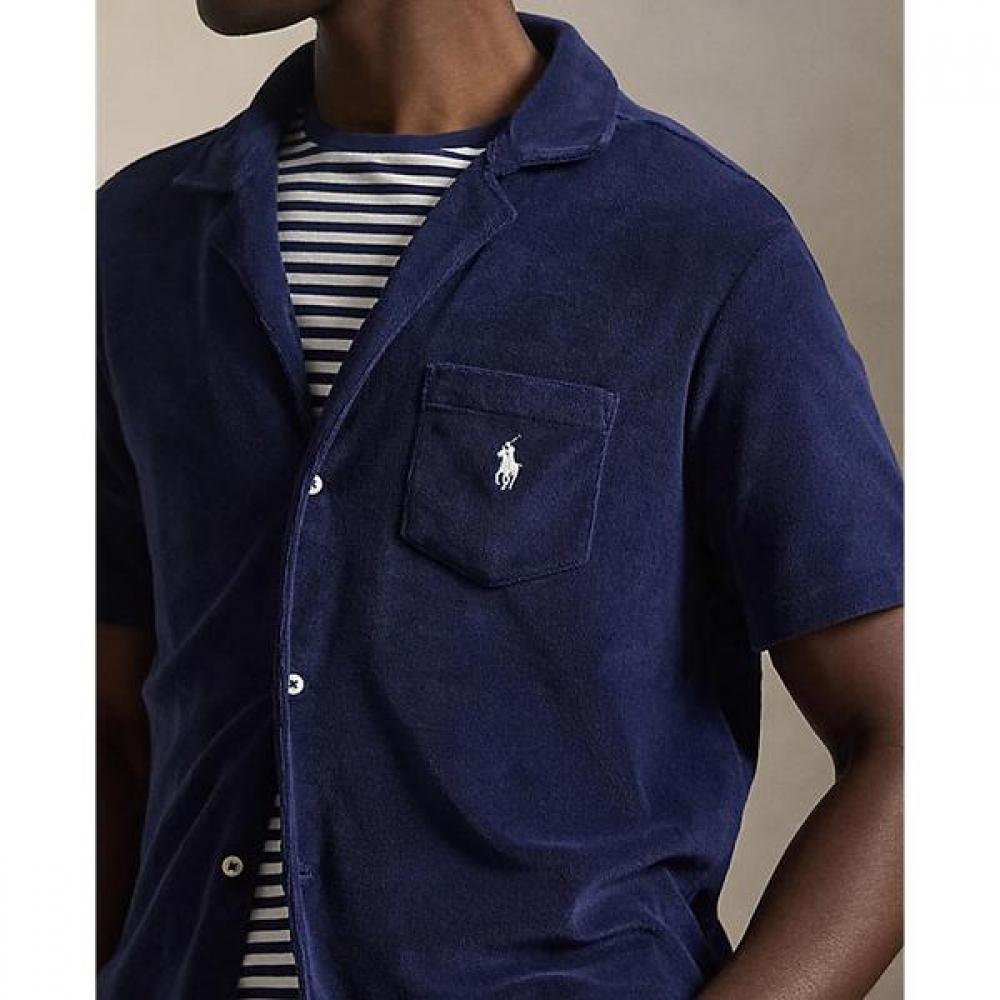 Polo Ralph Lauren Men S cuStom Slim Fit Terry Camp Shirt Mnpowov1n820988410