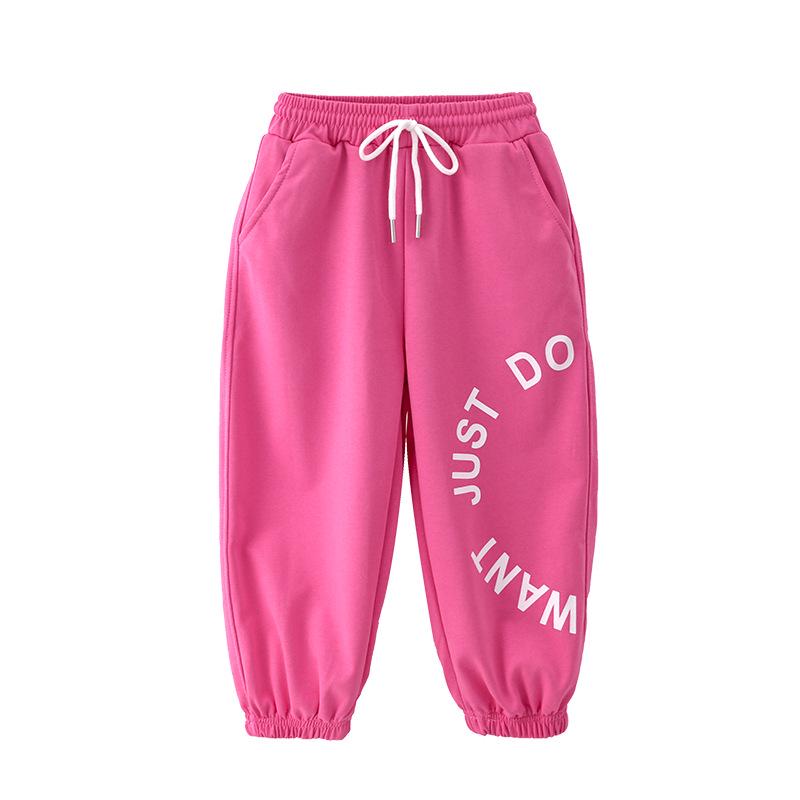 Kids' Hip Hop Dance Outfits: Boys & Girls Spring/Autumn Performance Wear with Crop Tops and Sweatpants