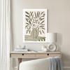 Nordic Minimalist Coffee Shop Wall Art: Modern Canvas with Inner Frame