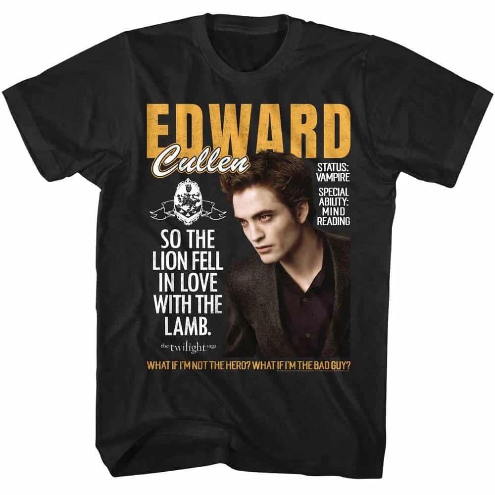 Twilight Edward Cullen Front Page News Men s T Shirt XXL