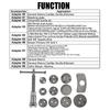 1/12/13PCS Car Disc Brake Pump Caliper Removal 10 Piston Adapter Compressor Set Rewind Back Brake Repair Tools Auto AccessoriesGood product