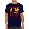 Wine Is My Valentine Valentine's Day Wine Drinking Lovers Wine Lover Mens Tee Top