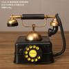 European Retro Old-fashioned Telephone Desktop Ornament Living Room Wine Cabinet Office Home Decoration Photo Props