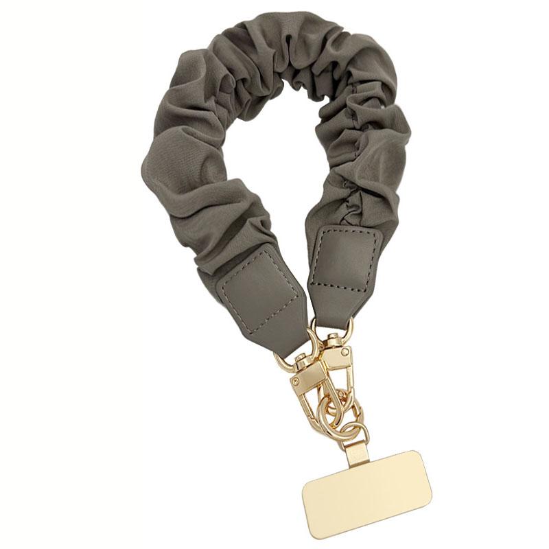 

WTEMPO Ремешок для мобильного телефона, брелок для ключей, элегантный эластичный браслет, подвеска-брелок для ключей, цепочка-шнурок против потери для поездок на работу, путешествий, шопинга 1pc серый