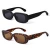 Trendy Square Punk Sunglasses: Street Style UV Protection