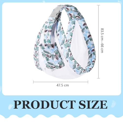 Multifunctional Baby Wrap Carrier for Newborns 0-36 Months, Adjustable Breathable Cotton Sling, Front Carry, Holds Up to 20 kg