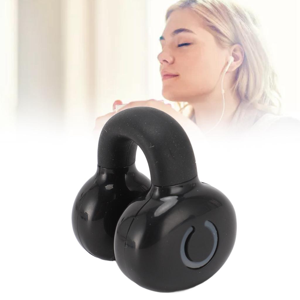 1pc V5.3 Ear Clip Headphone Stereo Noise Canceling Waterproof Bone Conduction Earbud