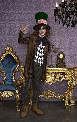 Clearstone Halloween Trick Hatter Costume (Unisex, Brown)