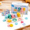 Montessori Wooden Color Shape Cognitive Classification Matching Game Hands-On Fine Motor Skill Game Fishing Toy For Todller Boys
