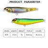Outdoor Tackle Crankbaits Pencil Baits with Steel ball Minnow Lures Fish Hooks Winter Fishing
