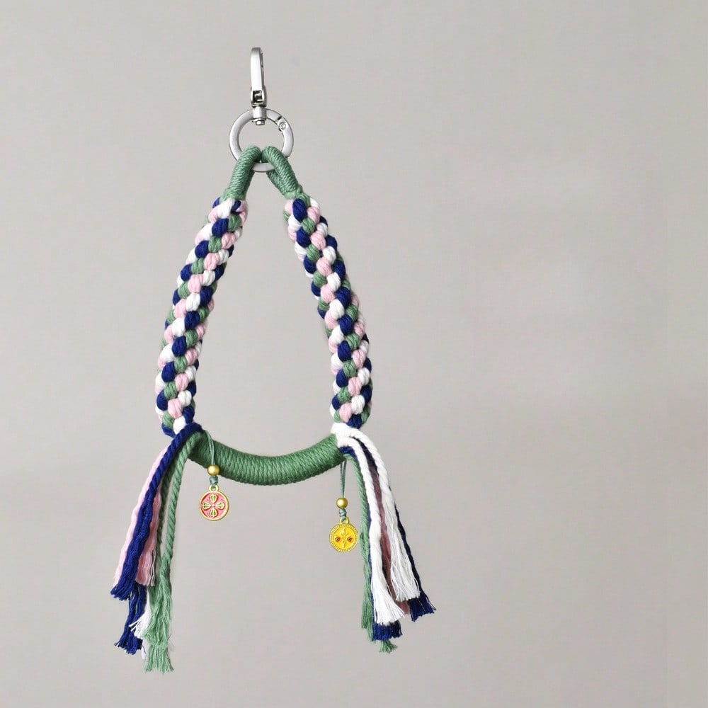 Mobile Phone Chain, Hand Rub Cotton Rope, Pendant, Wrist Rope, Bag Key, Multi-Purpose Pendant.