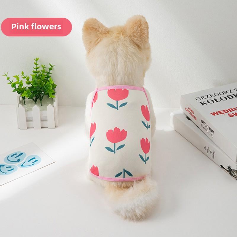 Velký mazlíček pes pes kočka oblečení vesta jaro a léto chladný teddy magic bojové potřeby