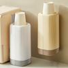 Wall Mount Paper Cup Holder No Drill Disposable Cup Dispenser Home Office Kitchen Dining Room Countertop Pull Type Plastic Cup Organizer Rack