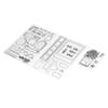 3pcs Clear Stamps DIY Interesting Durable Reusable TPR Material Transparent Appearance Embossing Scrapbooking Tool